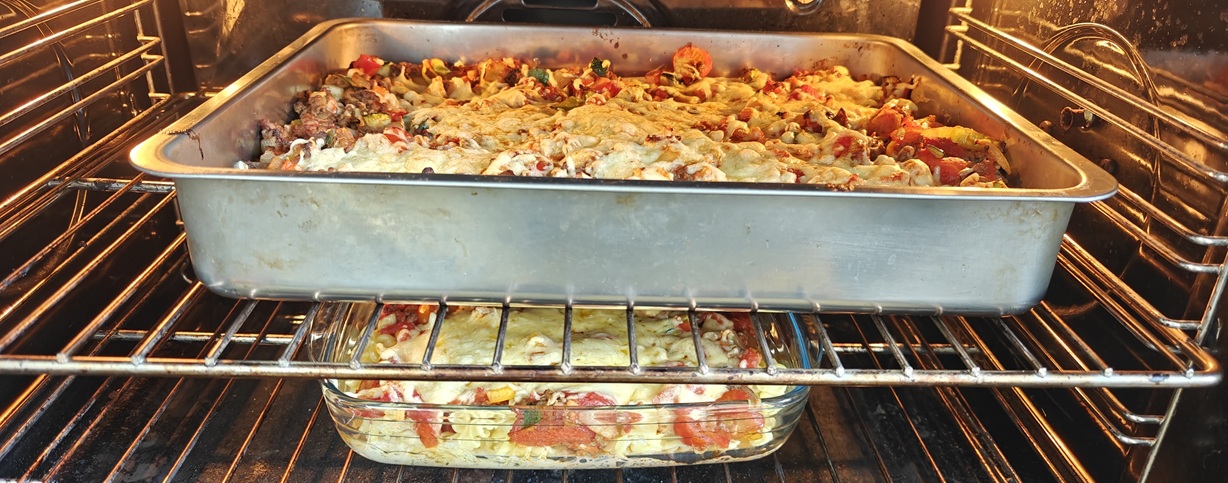 Over twee lasagnes en een boodschappenkarretje