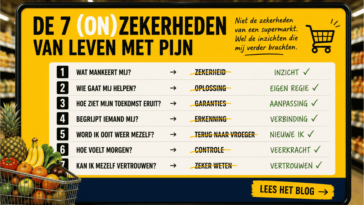 7 (on)zekerheden leven met pijn